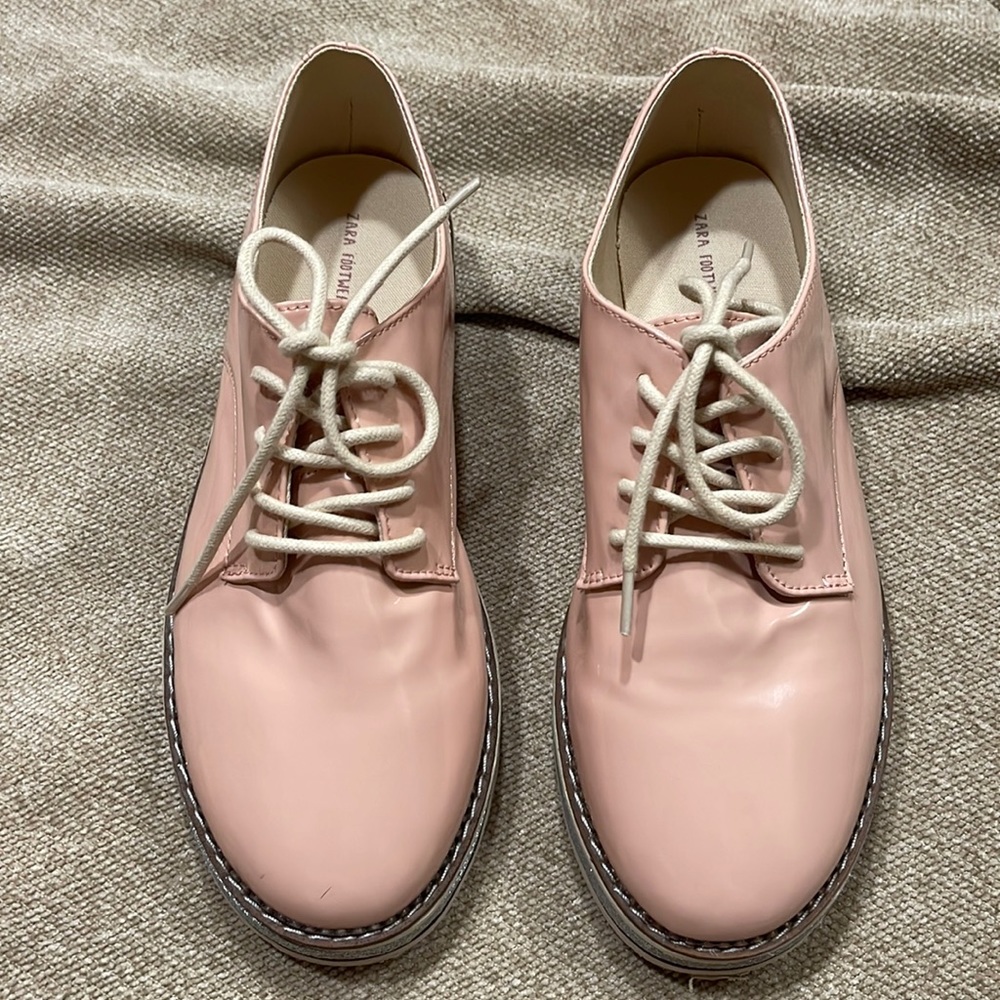 ZARA kids pink shoes